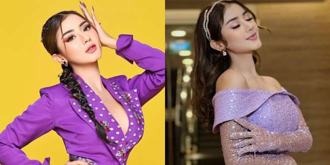 Cantik nan Menggoda, ini Deretan Potret Ghea Youbi Tampil dengan Outfit Serba Ungu