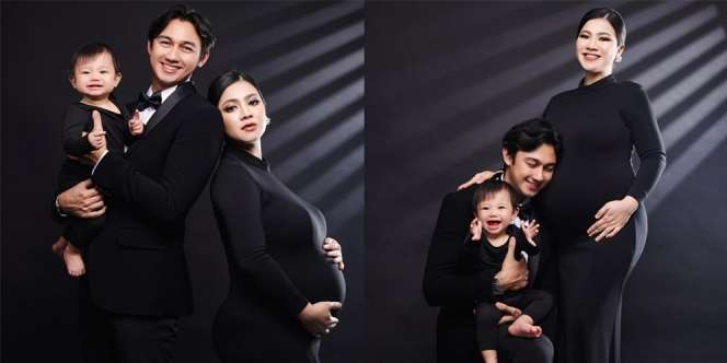 7 Potret Maternity Shoot Felicya Angelista, Kenakan Outfit dan Nuansa Serba Hitam