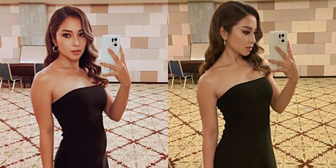 Tampil Stunning Serba Hitam, Body Langsing Nikita Willy Bikin Fans Kaget!