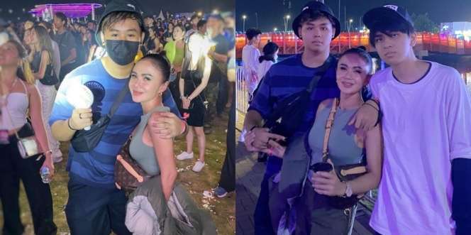 Deretan Potret Yuni Shara Nonton Konser Bareng Anak-Anaknya, Gayanya Kayak ABG Seumuran!