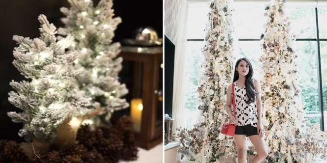 Megah dan Mewah, Ini Deretan Potret Dekorasi Natal Rumah Sandra Dewi Bertema Rustic