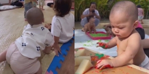10 Potret Baby Issa Anak Nikita Willy yang Sudah Mulai Sekolah di Bali, Pinter Banget nih!