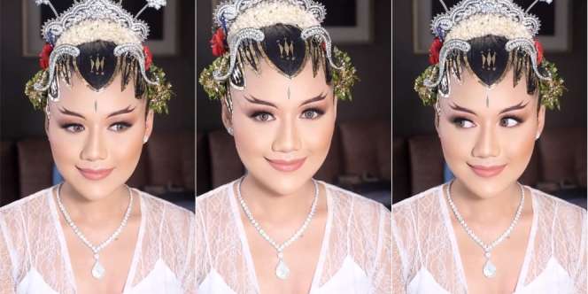 Detail Makeup Erina Gudono saat Akad Nikah, Sempat Ramai Dikritik Netizen soal Bentuk Alisnya