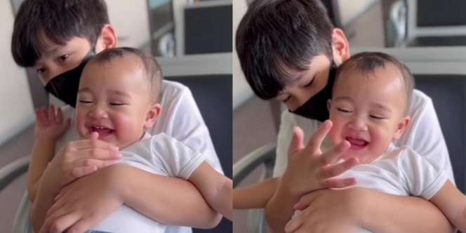 Akur Banget, Ini Deretan Momen Akrab Rayyanza yang Nemplok Banget dengan Rafathar