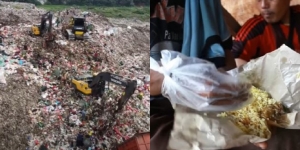 7 Potret Warung di Tumpukan Sampah yang Bikin Tidak Habis Pikir, Dagangannya Dikerubuti Lalat