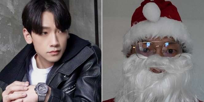 Sayang Anak, Ini Potret Rain Cosplay Jadi Santa Clause saat Perayaan Natal