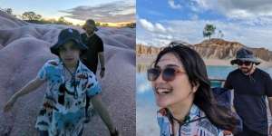 11 Potret Honeymoon Rachel Amanda dan Suami ke Pulau Bintan, Eksplore Laut Sampai Gurun pasir