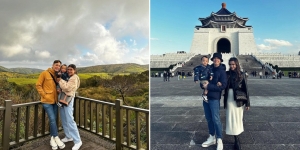 Pulang Kampung, Ini Deretan Potret Keluarga Anthony Xie dan Audi Marissa Liburan ke Taiwan