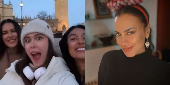 9 Potret Sophia Latjuba Pakai Baju Musim Dingin Saat Liburan ke London Bareng Kedua Putrinya