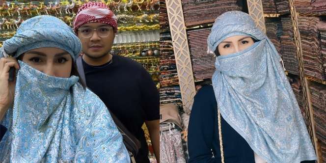 Momo Geisha Posting Foto Kenakan Burka saat di Dubai, Dipuji Cantik Hingga Didoakan Dapat Hidayah