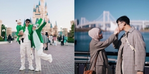 10 Potret Rey Mbayang dan Dinda Hauw Liburan di Jepang, Ke Disneyland Hingga Pamer Kemesraan Bak ABG Pacaran