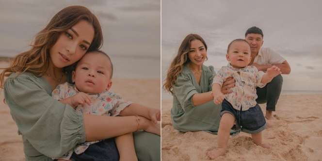 11 Pemotretan Terbaru Keluarga Nikita Willy dan Indra Priawan, Baby Issa Gemes Banget Udah Bisa Pose!