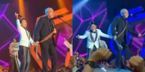 Kolaborasi Lintas Generasi, Ini Deretan Potret Iwan Fals Duet dengan Farel Prayoga Nyanyi Ojo Dibandingke di HUT Indosiar 