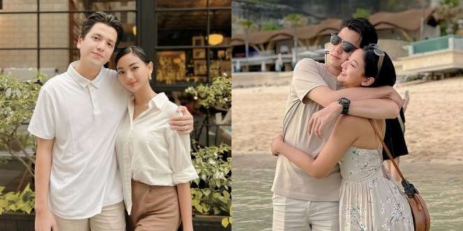 10 Potret Glenca Chysara Pakai Outfit Senada bareng Suami, Kompak Banget!