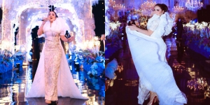 Aura Diva Terpancar Nyata, Ini 7 Potret Krisdayanti Manggung dengan Gaun Putih yang Cetar