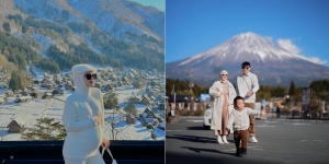 Bumil Stylish dan Gemesin! Ini Potret Dinda Hauw Pamer Baby Bump saat Liburan di Jepang 