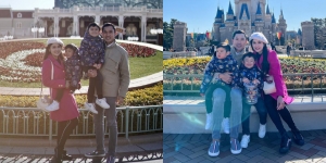 10 Potret Liburan Keluarga Sandra Dewi ke Disneyland Jepang, Paras Ganteng Suaminya Bikin Netizen Salfok