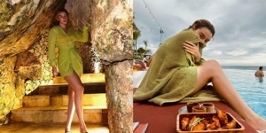 Sederet Potret Keseruan Natasha Ryder Liburan ke Bali, Berjemur hingga Asyik Berenang