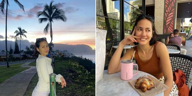 Potret Cantik Pevita Pearce Liburan Sejak Akhir Tahun, Pamer Rambut Baru yang Fresh Banget