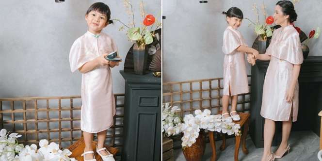 10 Potret Gemas Nastusha Kembaran Pakai Outfit Cheongsam Bareng Chelsea Olivia, Pesonanya Curi Perhatian