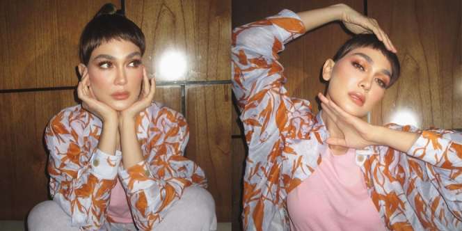 Biasa Belah Tengah, Ini Deretan Potret Luna Maya dengan Gaya Rambut Poni Setengah Jidat