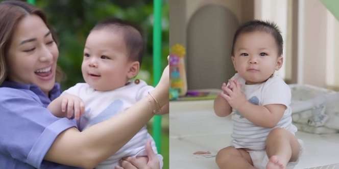 Deretan Potret Baby Issa Anak Nikita Willy Pertama Kali jadi Bintang Iklan Popok, Ngegemesin Banget!