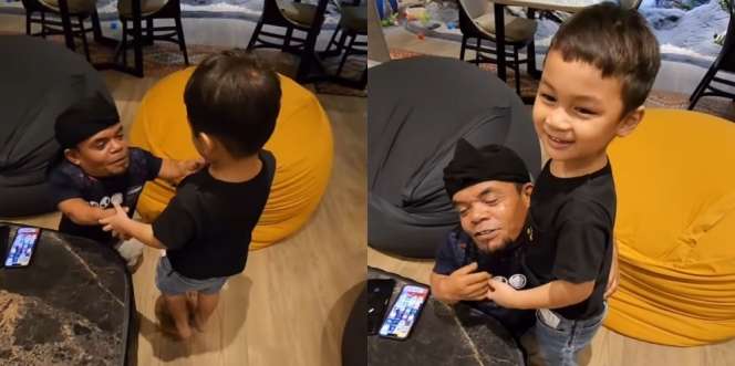 Udah Bestie Banget, Ini Deretan Potret Kiano Anak Baim Wong Main Bareng Ucok Baba 