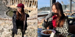 Gayanya Modis Banget, Ini 10 Potret Mayang Lucyana Liburan Keliling Turki