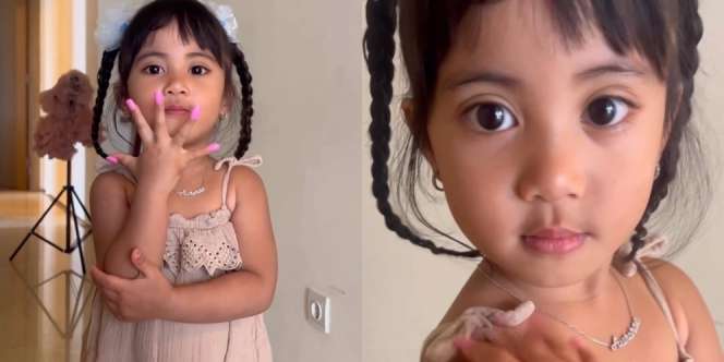 10 Potret Chava Anak Rachel Vennya Pamer Kuku Palsu Baru, Gayanya Gemas Kayak Udah Gede!