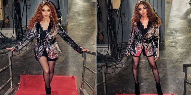 Artis dengan Banyak Talenta, Ini Deretan Potret Rina Nose Cosplay Beyonce di Panggung