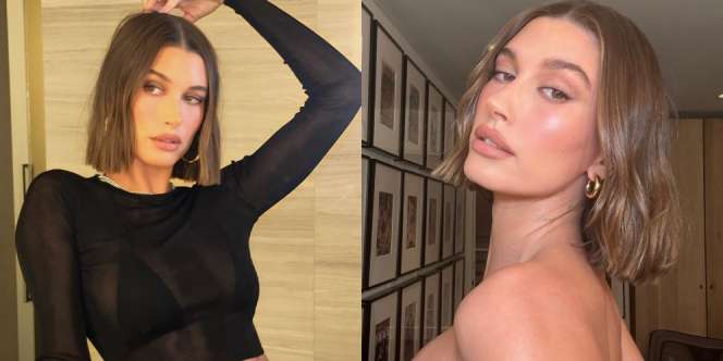 11 Potret Hailey Bieber Pamer Rambut Bondol, Terlihat Makin Fresh dan Memesona!