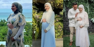 10 Potret Tessa Kaunang Liburan di Puncak Bareng Keluarga, Tampil Menawan dengan Outfit Serba Hitam