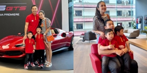 The Real Sultan, Ini 10 Potret Sandra Dewi Ajak Kedua Anaknya ke Showroom Mobil Mewah