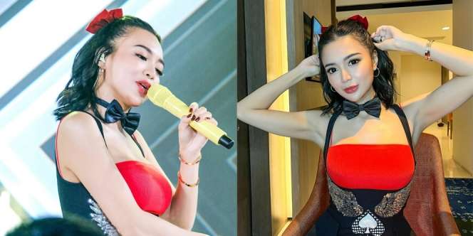 Cute Banget, Ini Deretan Potret Wika Salim Manggung Pakai Tank Top dan Pita Merah