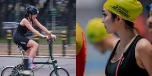 Makin Gila Olahraga, Ini Potret Seru Gisella Anastasia Ikut Lomba Triathlon