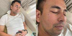 Bibir Keringnya Bikin Salfok, Ini Momen Raffi Ahmad Ketiduran di Sofa yang Disebut ATM Lagi Istirahat