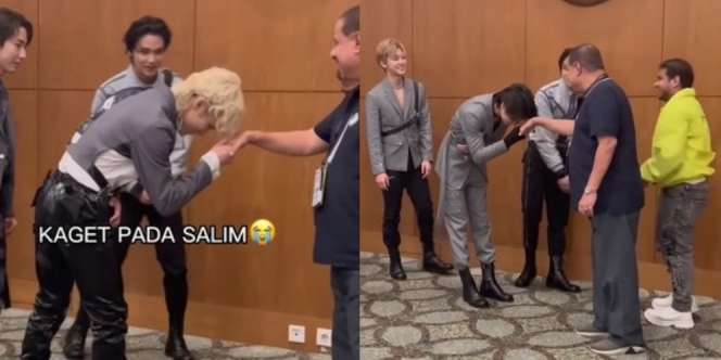 Bikin Heboh, Ini 10 Momen Member NCT Dream Salim Cium Tangan ke Pak Muh Papanya Fadil Jaidi