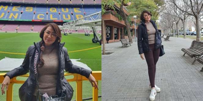 Jalan-Jalan ke Luar Negeri, Ini Deretan Potret Tessa Kaunang ke Barcelona