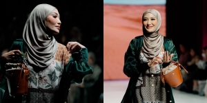 10 Potret Anggun Ayu Dewi Kenakan Hijab saat Runaway Fashion Show, Tampil Cantik dan Bikin Pangling!