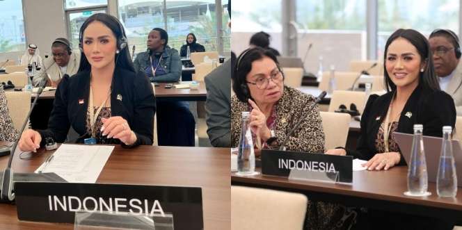 11 Potret Krisdayanti Rapat Anggota Dewan di Bahrain, Panen Pujian dan Cacian Sampai Dibilang Cuma Modal Foto