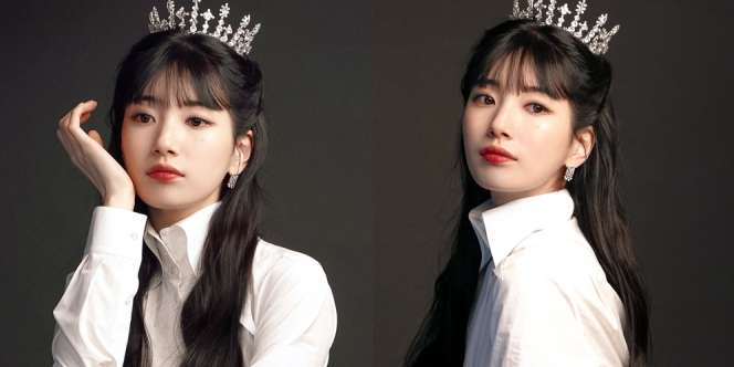 The Real Princess, Bae Suzy Tampil Gorgeous Pakai Mahkota di Pemotretan Terbarunya