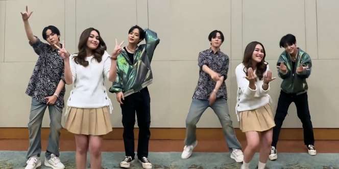 Potret Ayu Ting Ting Joget TikTok bareng 2 Member Boyband TREASURE, Netizen Kaget sekaligus Iri Berat!