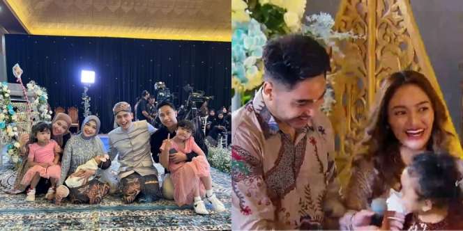 10 Potret Tamu Artis di Acara Tedak Siten Moana Anak Ria Ricis, Ada Fuji hingga Siti Badriah