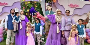 10 Potret Ulang Tahun ke-5 Noora Anak Tasyi Athasyia Bertema Rapunzel, Meriah Dihadiri Selebirti Meski Tanpa Tasya Farasya