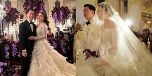 Potret Pernikahan Kevin Sanjaya dan Valencia Tanoesoedibjo yang Digelar di Paris, Mewah dan Penuh Haru