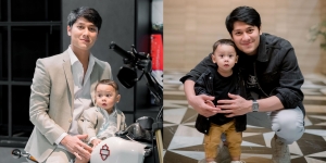 Ayah dan Anak Sama-Sama Ganteng, Ini 6 Photoshoot Rizky Billar Bareng Baby Leslar