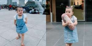 Super Kiyowo! Potret Terbaru Zakia Anak Natta Reza saat OOTD Sukses Bikin Gemas Netizen