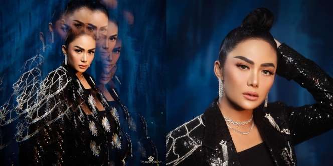 Nenek-Nenek Super Gorgeous! Deretan Pemotretan Terbaru Krisdayanti Berbusana Hitam Blink-Blik Tuai Pujian
