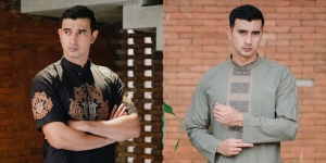 Disebut Terlalu Ganteng oleh Netizen, Ini 8 Potret Ali Syakieb Tampak Gagah saat Pakai Baju Koko