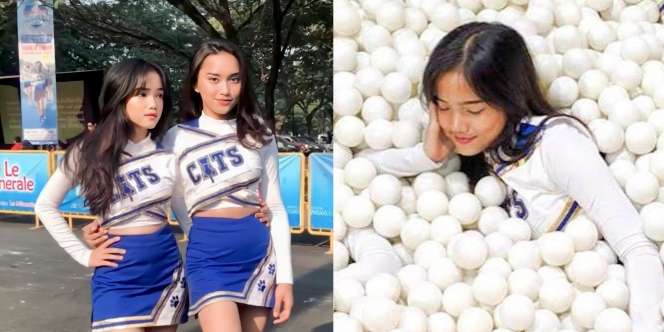 8 Potret Lawas Fuji saat Jadi Cheerleader, Rambut 'Gondrongnya' Curi Perhatian